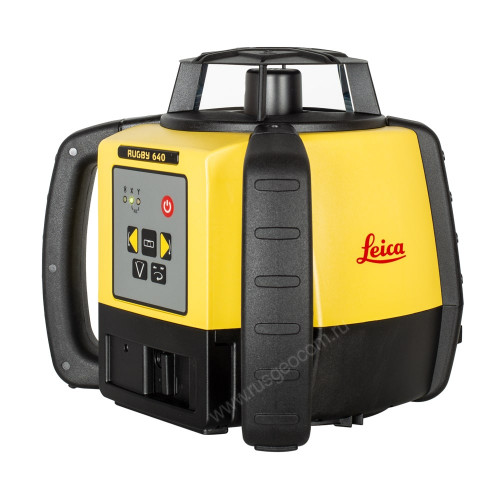 Ротационный нивелир Leica Rugby 640 комплект с приемником Rod Eye 120